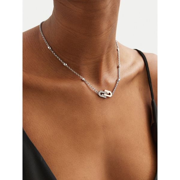 Furla Колие Furla Arch Double WJ00091-K21000-1952S-9-009-20-CN-U Сребрист