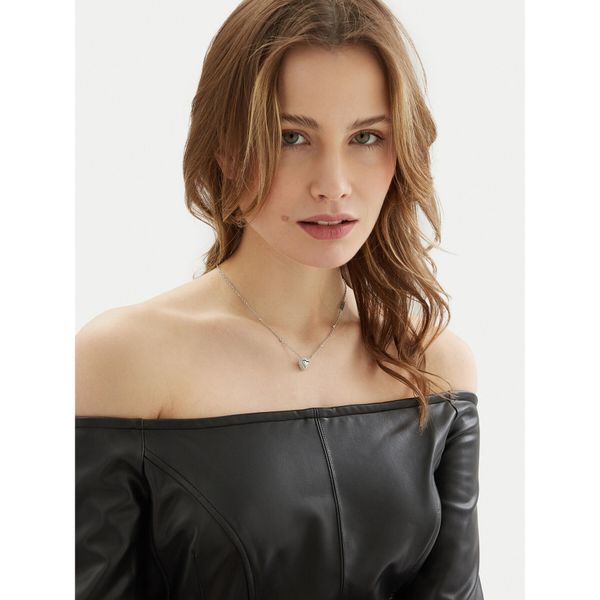 Guess Колие Guess JUBN05 018JW Сребрист