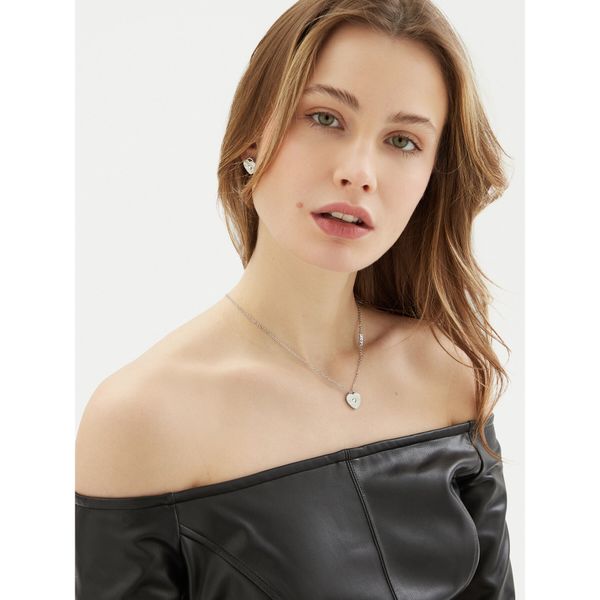 Guess Колие Guess JUBN05 056JW Сребрист