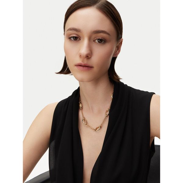 Guess Колие Guess JUBN05 167JW Златист