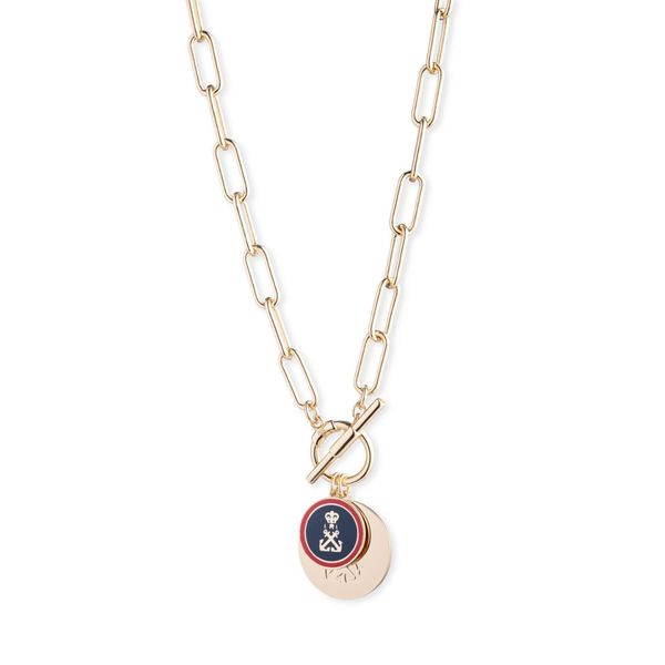 LAUREN RALPH LAUREN Колие LAUREN RALPH LAUREN Nk 17In Nautical Charm Pendant 14N00559 Златист
