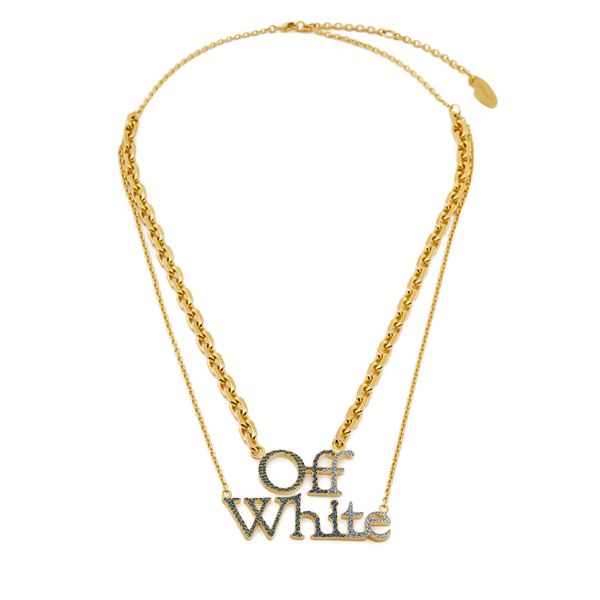 Off-White Колие Off-White OWOB097S23MET0028445 Златист