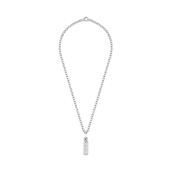 PHILIPP PLEIN Колие PHILIPP PLEIN Gothic Tag PJTEA04NU Сребрист