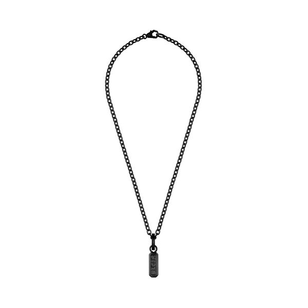 PHILIPP PLEIN Колие PHILIPP PLEIN Gothic Tag PJTEA09NU Сребрист