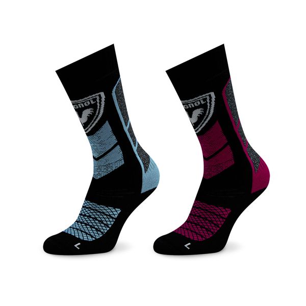 Rossignol Комплект 2 чифта чорапи за ски Rossignol Termotech 2P RLMWX05 Черен