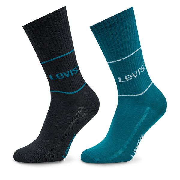 Levi's® Комплект 2 чифта дълги чорапи дамски Levi's® 701210567 Тъмносин