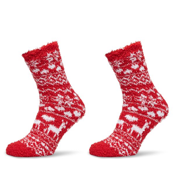 Pieces Комплект 2 чифта дълги чорапи дамски Pieces 17143278 Цветен