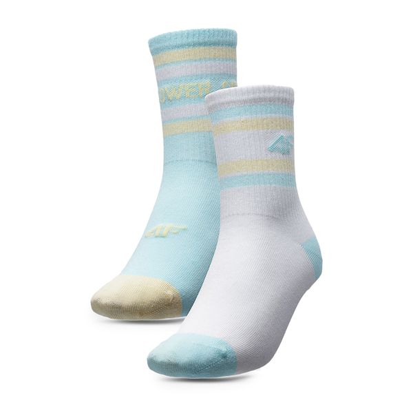 4F Комплект 2 чифта дълги чорапи детски 4F 4FJSS23USOCF100 91S