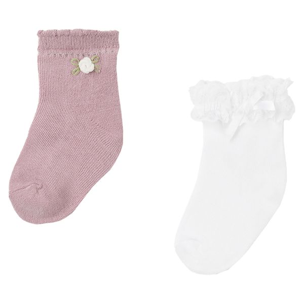 Mayoral Комплект 2 чифта дълги чорапи детски Mayoral 10655 Цветен