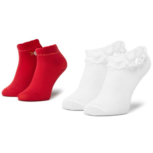 Mayoral Комплект 2 чифта дълги чорапи детски Mayoral 10738 Червен