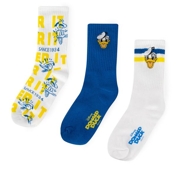 Mickey&Friends Комплект 2 чифта дълги чорапи детски Mickey&Friends ACCCS-SS24-317DSTC Тъмносин