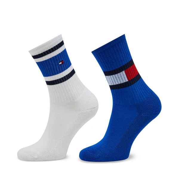 Tommy Hilfiger Комплект 2 чифта дълги чорапи детски Tommy Hilfiger 394020001 Ultra Blue 025