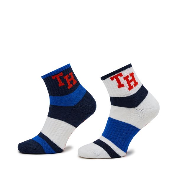 Tommy Hilfiger Комплект 2 чифта дълги чорапи детски Tommy Hilfiger 701224990 Blue Combo 001