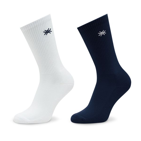 United Colors Of Benetton Комплект 2 чифта дълги чорапи детски United Colors Of Benetton 6AO30702A Цветен