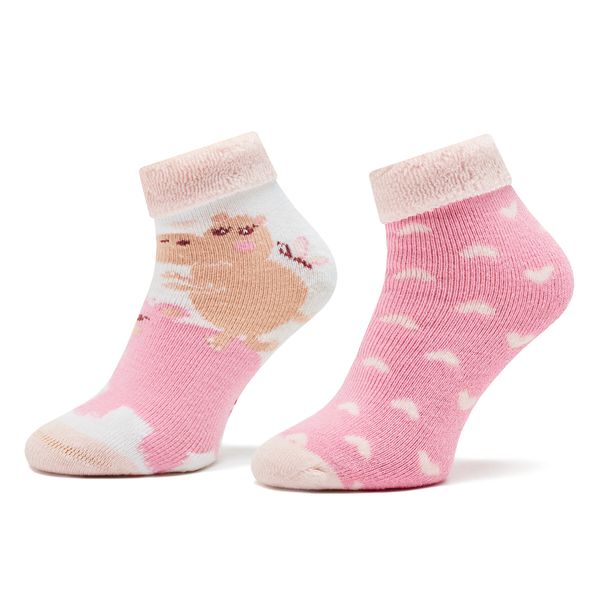 United Colors Of Benetton Комплект 2 чифта дълги чорапи детски United Colors Of Benetton 6AO3F2142 908 Цветен