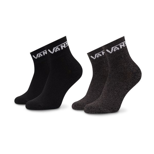 Vans Комплект 2 чифта дълги чорапи детски Vans Drop V Classic VN0A7PTC Black BLK1