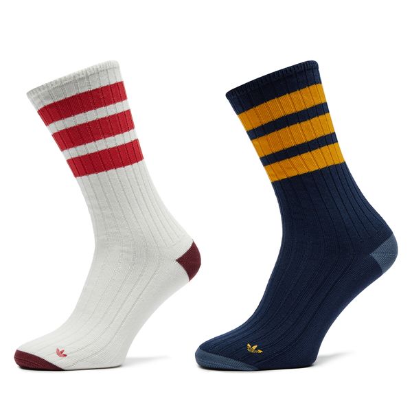 adidas Комплект 2 чифта дълги чорапи мъжки adidas Premium Mid Crew IX7608 Цветен