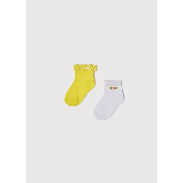 Mayoral Комплект 2 чифта къси чорапи детски Mayoral 10176 Цветен