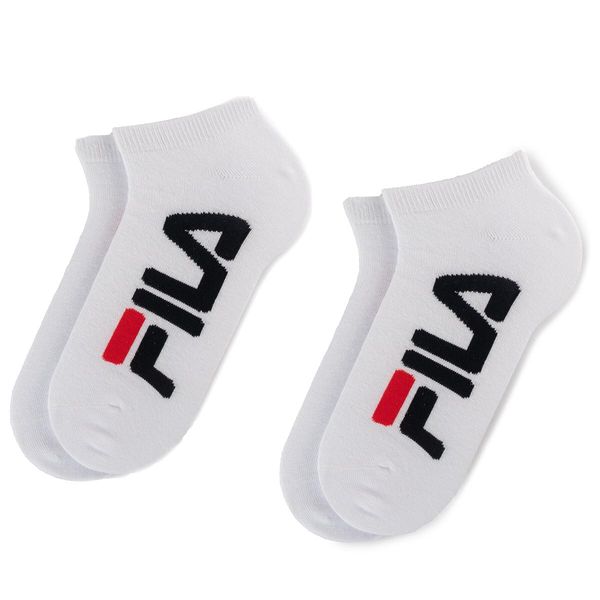 Fila Комплект 2 чифта къси чорапи унисекс Fila Calza Invisible F9199 Бял