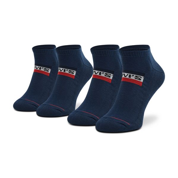 Levi's® Комплект 2 чифта къси чорапи унисекс Levi's® 701219507 Dress Blue