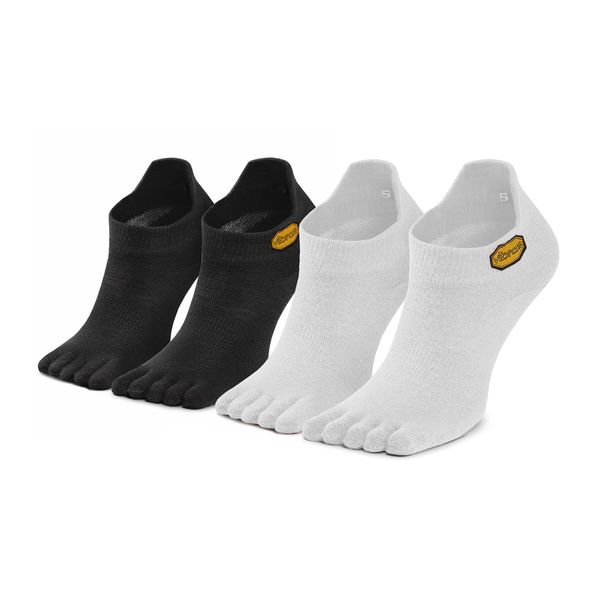 Vibram Fivefingers Комплект 2 чифта къси чорапи унисекс Vibram Fivefingers No Show S15N12P Черен