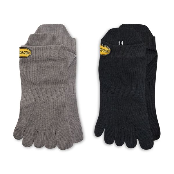 Vibram Fivefingers Комплект 2 чифта терлик унисекс Vibram Fivefingers Pack Sock S15N23P No Show Black/Grey
