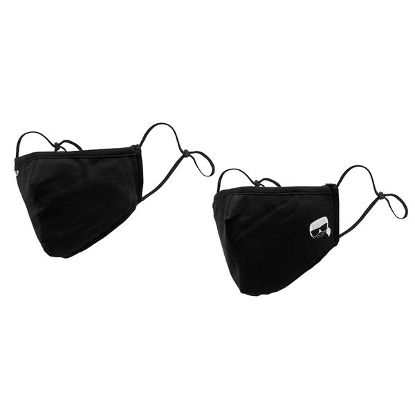 KARL LAGERFELD Комплект 2 маски от плат KARL LAGERFELD 211W3910 Black 999