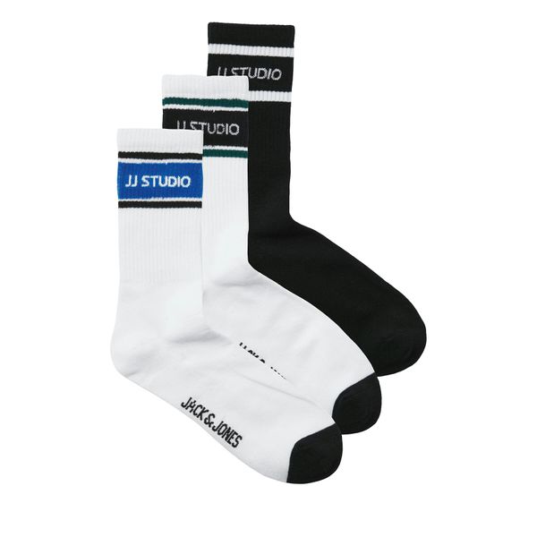 Jack&Jones Junior Комплект 3 чифта дълги чорапи детски Jack&Jones Junior Hugh 12269740 Цветен