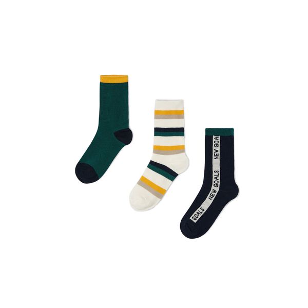 Mayoral Комплект 3 чифта дълги чорапи детски Mayoral 10803 Цветен