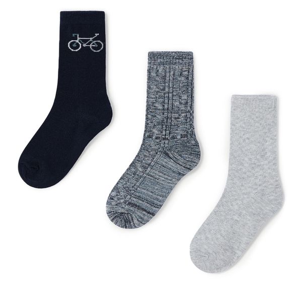 Mayoral Комплект 3 чифта дълги чорапи детски Mayoral 10804 Цветен