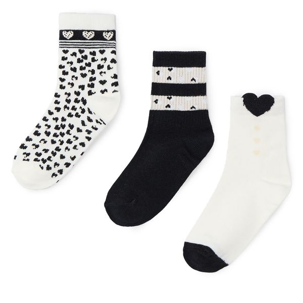 Mayoral Комплект 3 чифта дълги чорапи детски Mayoral 10808 Черен