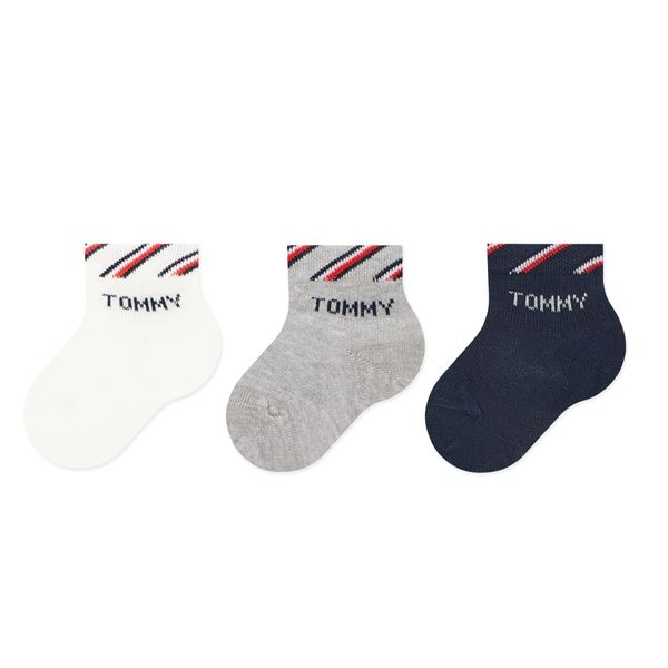 Tommy Hilfiger Комплект 3 чифта дълги чорапи детски Tommy Hilfiger 701220277 Original