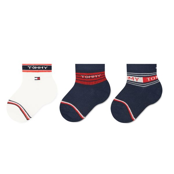 Tommy Hilfiger Комплект 3 чифта дълги чорапи детски Tommy Hilfiger 701220278 Цветен