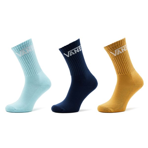 Vans Комплект 3 чифта дълги чорапи детски Vans By Classic Crew Boys (1-6, 3pk) VN000XNQG4O1 Narcissus
