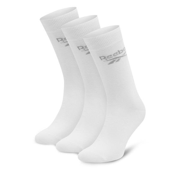 Reebok Комплект 3 чифта дълги чорапи мъжки Reebok R0367-SS24 (3-pack) Бял