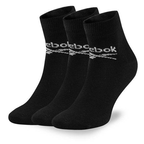 Reebok Комплект 3 чифта дълги чорапи мъжки Reebok R0429-SS24 (3-pack) Черен