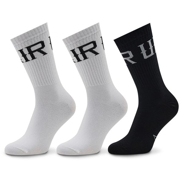 Unfair Athletics Комплект 3 чифта дълги чорапи мъжки Unfair Athletics Basic UNFR22-076 Black/White