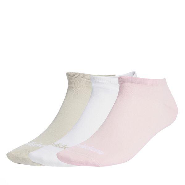 adidas Комплект 3 чифта къси чорапи дамски adidas T Lin Low 3P JG3699 Черен