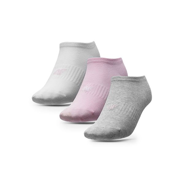 4F Комплект 3 чифта къси чорапи детски 4F 4FJSS23USOCF097 Цветен