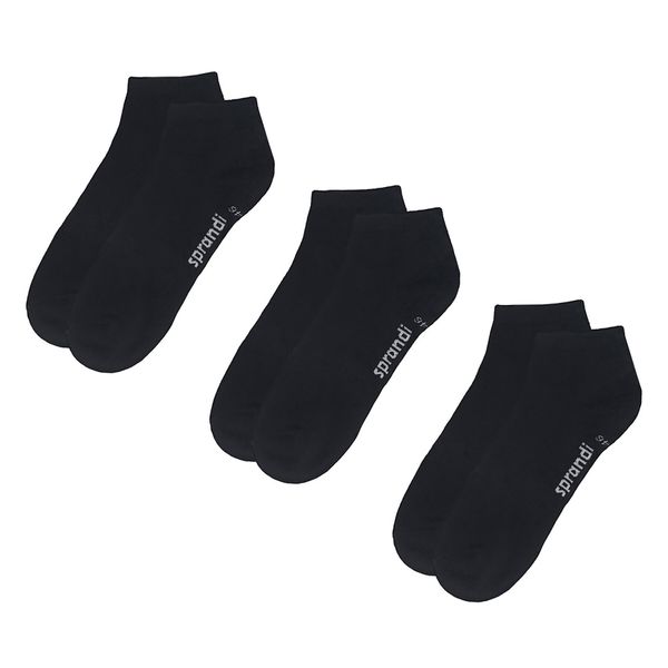 Sprandi Комплект 3 чифта къси чорапи мъжки Sprandi 0MB-003-AW23 (3-pack) Черен