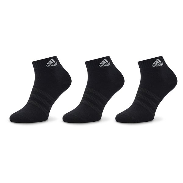 adidas Комплект 3 чифта къси чорапи унисекс adidas Thin and Light Ankle Socks 3 Pairs IC1282 Черен