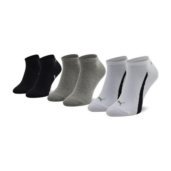 Puma Комплект 3 чифта къси чорапи унисекс Puma 907951 02 White/Grey/Black