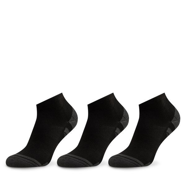 Under Armour Комплект 3 чифта къси чорапи унисекс Under Armour Ua Performance Tech 3Pk Low 1379504-001 Black/Black/Jet Gray