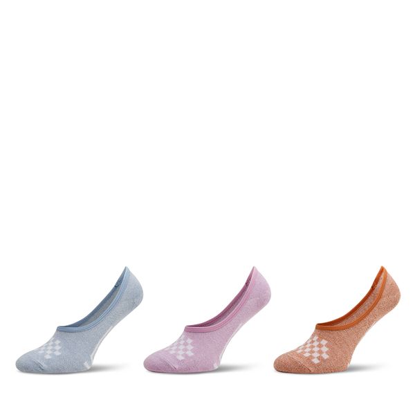 Vans Комплект 3 чифта терлик дамски Vans Wm Classic Heathered Canoodle 6.5-10 3Pk VN0A48HEDSB1 Dusty Blue