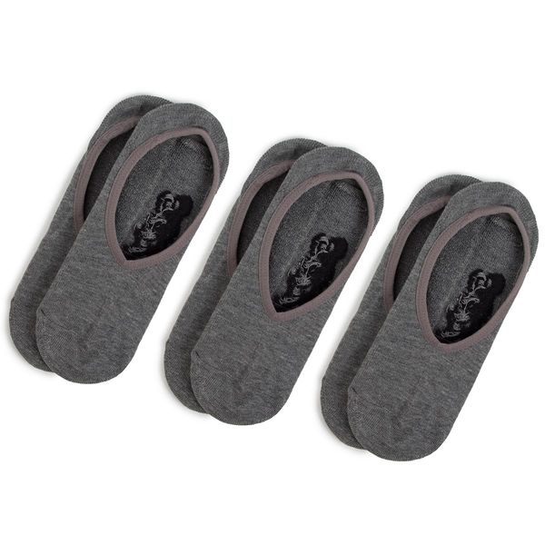 Vans Комплект 3 чифта терлик мъжки Vans Classic Super No Show VN000XTTHTG Heather Grey