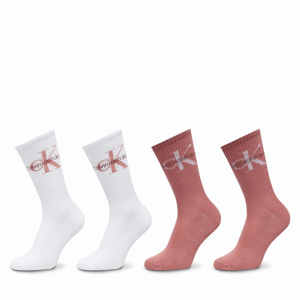 Calvin Klein Комплект 4 чифта дълги чорапи дамски Calvin Klein 701229462 Цветен