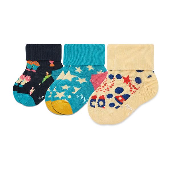 Happy Socks Комплект 4 чифта дълги чорапи детски Happy Socks XKFNT08-6500 Kolorowy