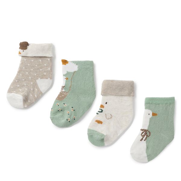 Mayoral Комплект 4 чифта дълги чорапи детски Mayoral 9762 Цветен