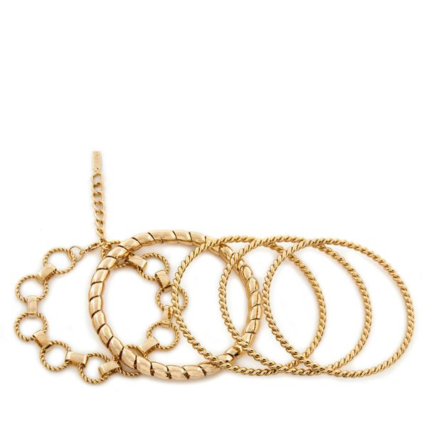 Call It Spring Комплект 5 гривни Call It Spring Talobarel 13930764 Златист