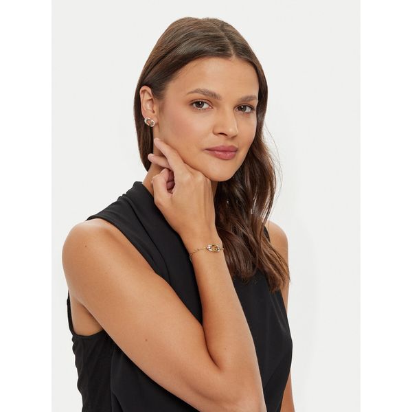 Guess Комплект гривна и обеци Guess JUBS04 693JW Златист